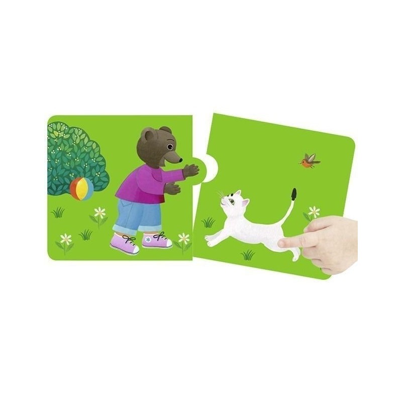 Petit Ours Brun : Puzzle à toucher Les animaux