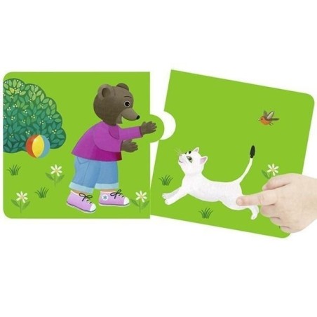 Petit Ours Brun : Puzzle à toucher Les animaux