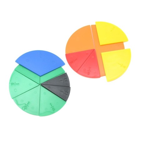 Fractions circulaires en plastique recyclé