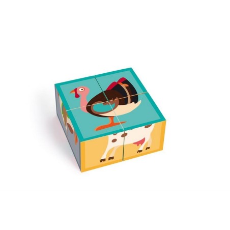 Puzzle Cubes Animaux