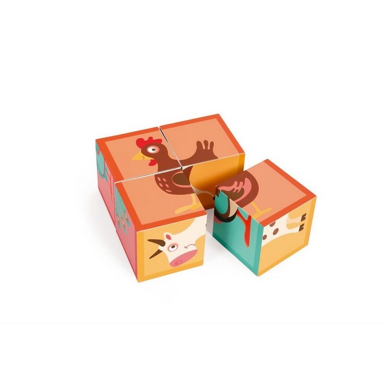 Puzzle Cubes Animaux