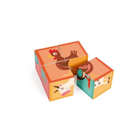 Puzzle Cubes Animaux