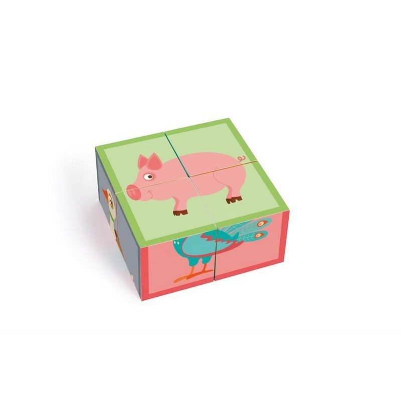 Puzzle Cubes Animaux