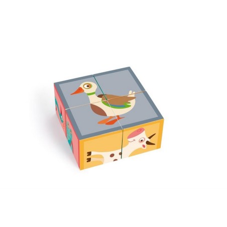 Puzzle Cubes Animaux