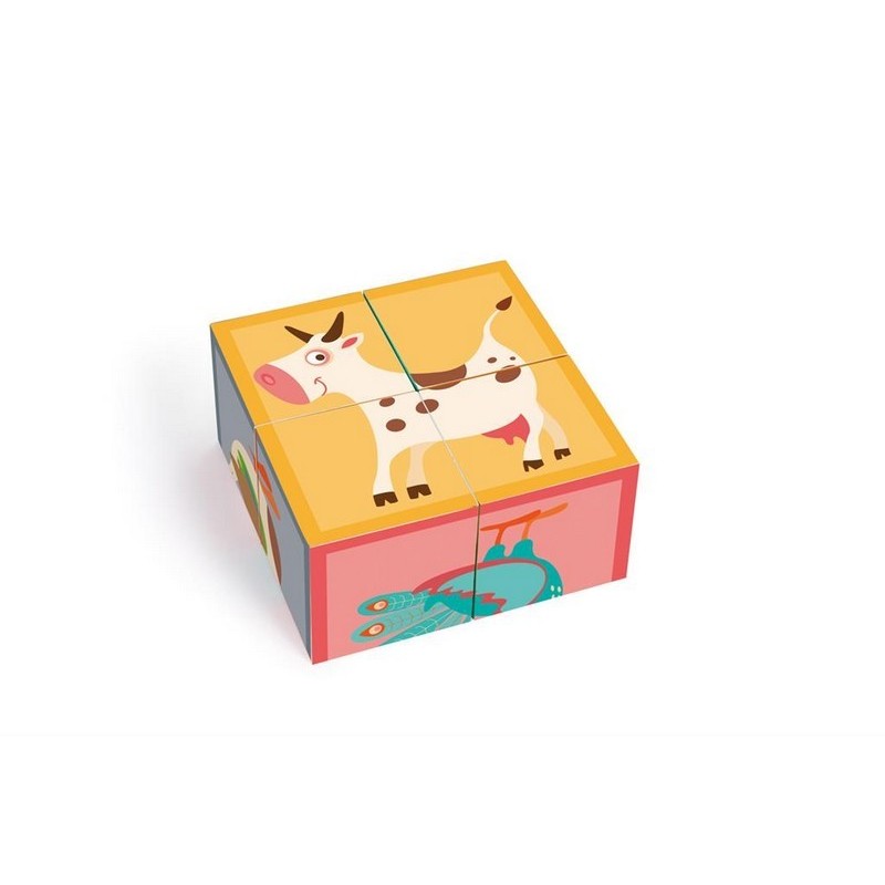 Puzzle Cubes Animaux