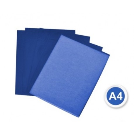 Papier Carbone, 10 feuilles bleue, format A4