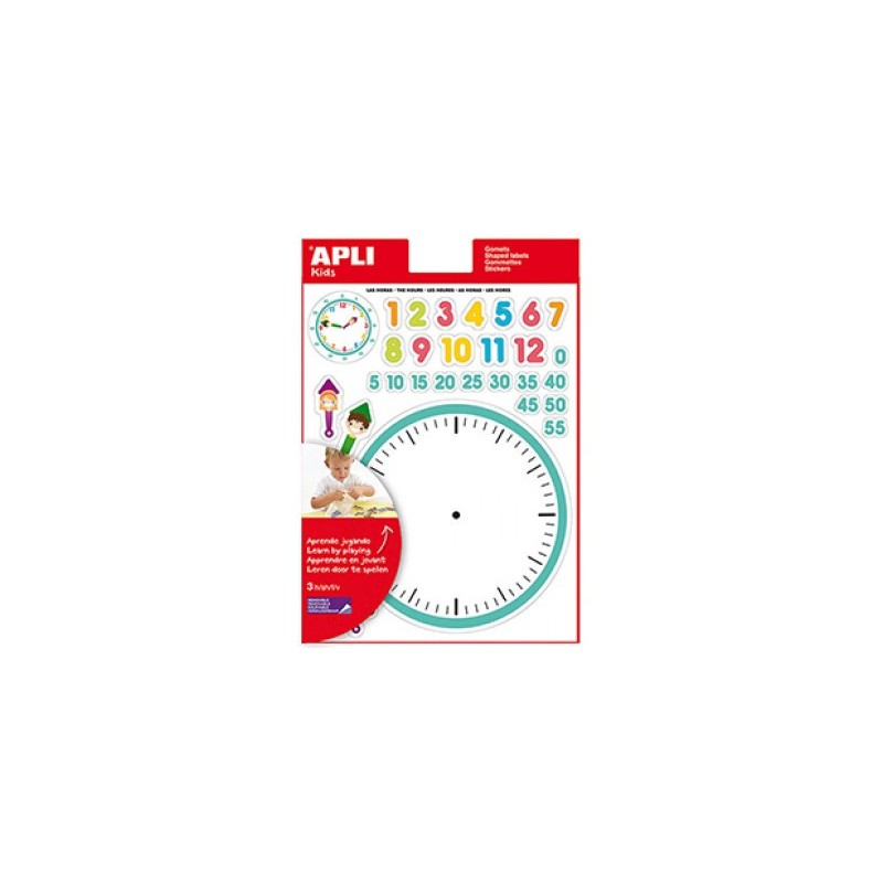 Gommettes Horloge