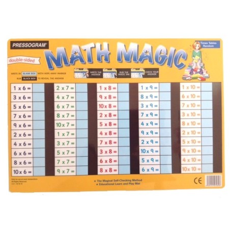 Plaque Math Magic Multiplication