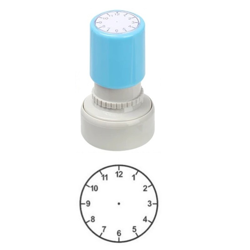 Tampon Horloge autoencré