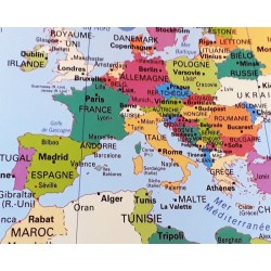 Affiche carte du Monde 3