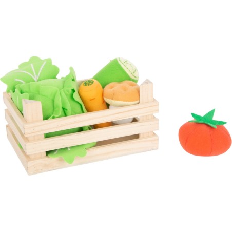 Caisse de légumes en tissu