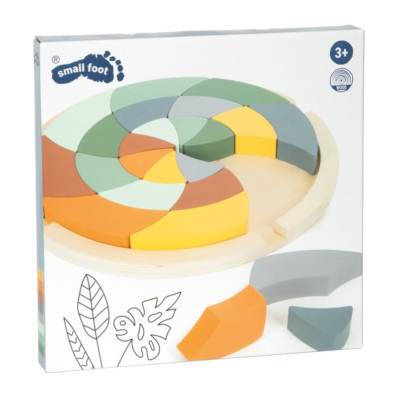 Puzzle circulaire en bois