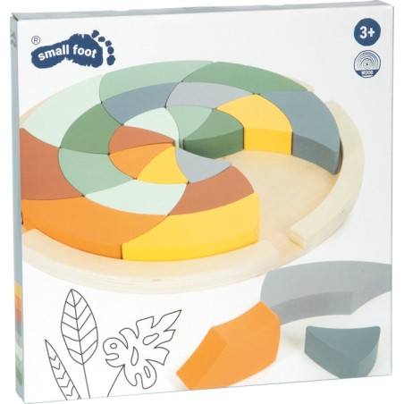 Puzzle circulaire en bois