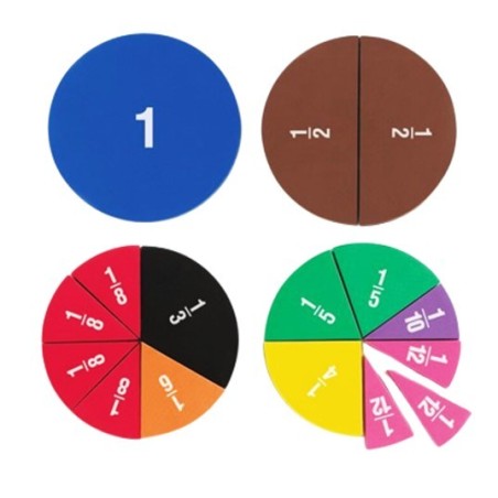 Fractions circulaires  en mousse