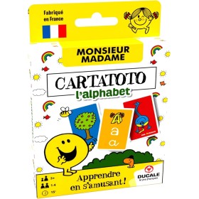 Cartatoto Alphabet : jeu de cartes pour apprendre l'alphabet et le son des lettres.