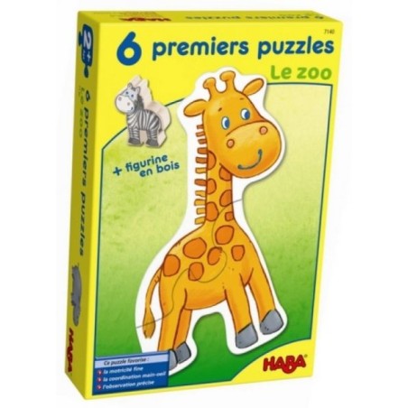 Mes 6 premiers puzzles Haba : le zoo