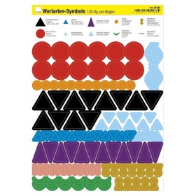 Symboles de grammaire Montessori en carton